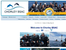Tablet Screenshot of chorleybsac.org.uk